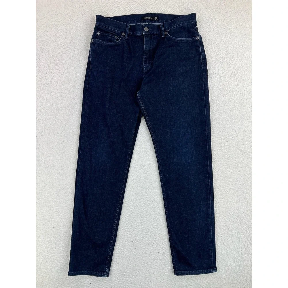 Banana Republic Jeans Men's 32x32 Blue Athletic Tapered Rapid Movement Denim